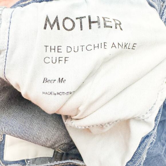 Mother Superior The Dutchie Ankle Cuff Beer Me Zip Fly Denim Jeans Size 26 - Picture 8 of 11